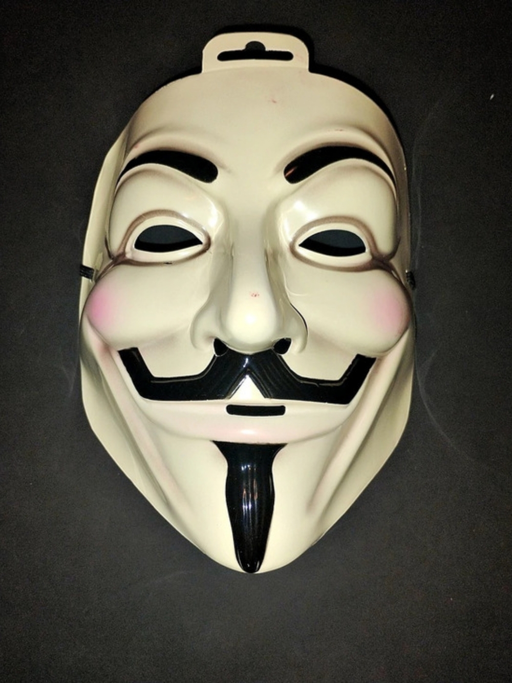 V for Vendetta Guy Fawkes mask White & Black Party Mask